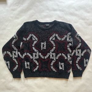 Scandia - vintage grandpa sweater - made in USA